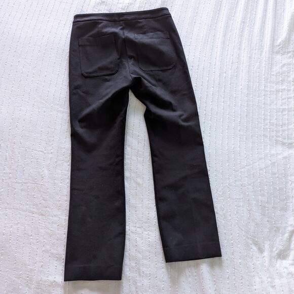 vince. Women's Black Cropped Straight Leg Dress Pants size 4 - Picture 6 of 6